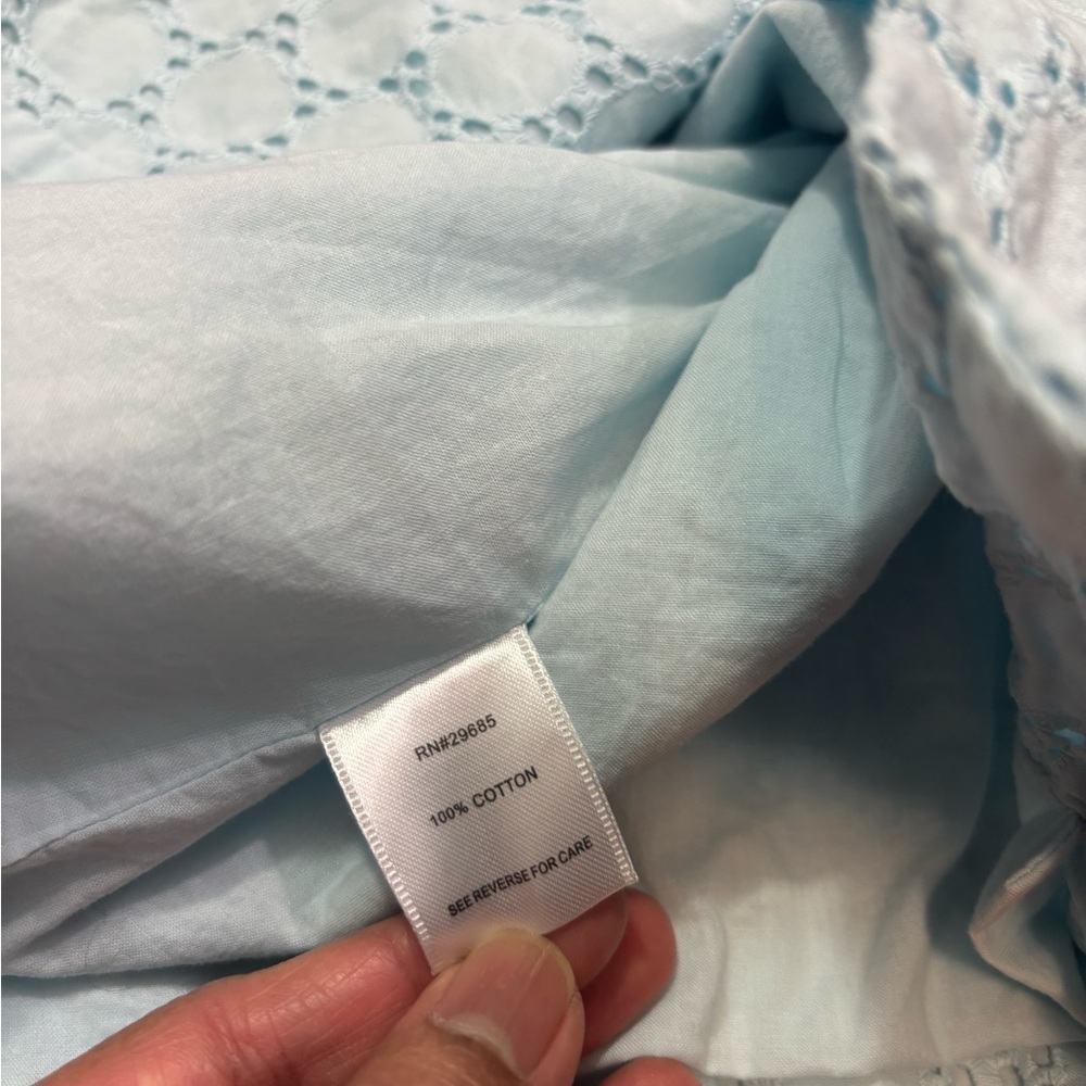 Pendleton Light Blue Eyelets Blazer - image 8